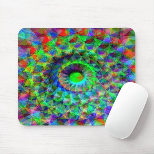 Psychedelische ruimteschip.... muismat (Met muis)