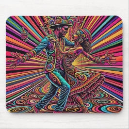 Psychedelische Salsa Tango Danskunst Muismat