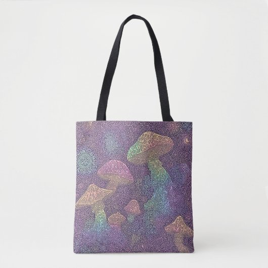 Psychedelische schimmels Galaxy - Canvas tas (Voorkant)
