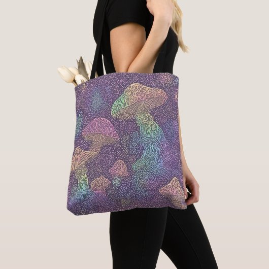 Psychedelische schimmels Galaxy - Canvas tas (Dichtbij)