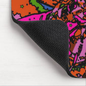 Psychedelische Schoenen Mousepad Muismat (Hoek)
