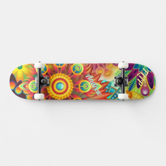 Psychedelische Skateboarddeck Skateboard (Horizontaal)
