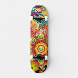 Psychedelische Skateboarddeck Skateboard