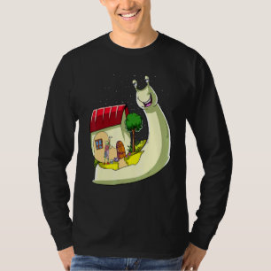 Psychedelische slak geïnspireerd door trippy slg-g t-shirt