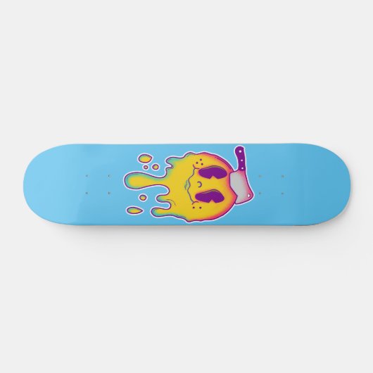 psychedelische smiley skateboard (Horizontaal)