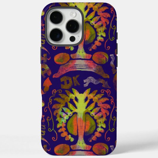 Psychedelische spiegelsymmetrie Abstracte kunst Case-Mate iPhone Case (Achterkant)