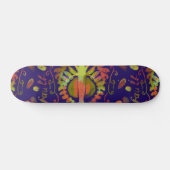 Psychedelische spiegelsymmetrie Abstracte kunst Skateboard (Horizontaal)