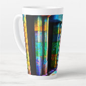 Psychedelische stenen latte mok (Linkerhoek)