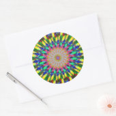 Psychedelische Sticker in het oog (Envelop)