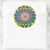 Psychedelische Sticker in het oog (Tas)