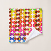 Psychedelische stof bad handdoek (Wasdoekje)