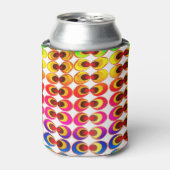 Psychedelische stof blikjeskoeler (Blikje Voorkant)