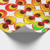 Psychedelische stof cadeaupapier (Hoek)