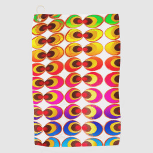 Psychedelische stof golfhanddoek