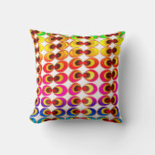 Psychedelische stof kussen (Voorkant)