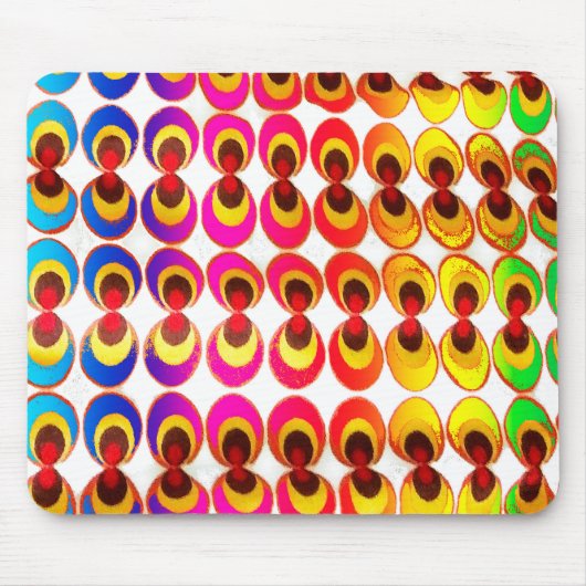 Psychedelische stof muismat (Voorkant)