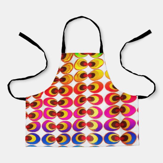Psychedelische stof schort (Voorkant)