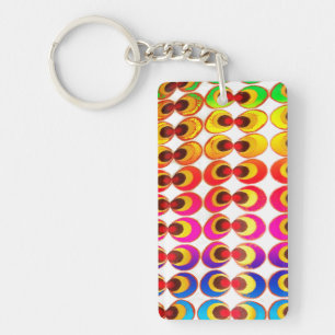 Psychedelische stof sleutelhanger