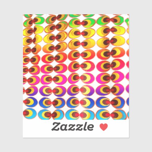 Psychedelische stof sticker (Vel)