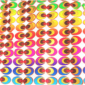 Psychedelische stof sticker (Voorkant)