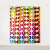 Psychedelische stof wandkleed (Voorkant)