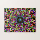 Psychedelische tentacles jigzaag ..... legpuzzel (Horizontaal)