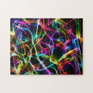 Psychedelische Trance Abstracte Legpuzzel