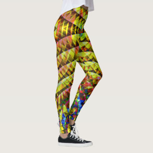 Psychedelische Tribale Zonneschijn V1 Leggings