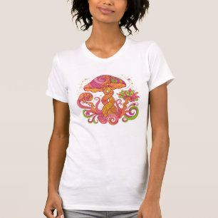 Psychedelische Trippy Paddenstoel - Kleurrijke Boh T-shirt