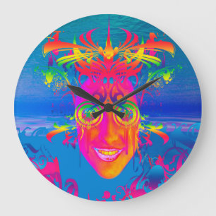 Psychedelische Vis Grote Klok