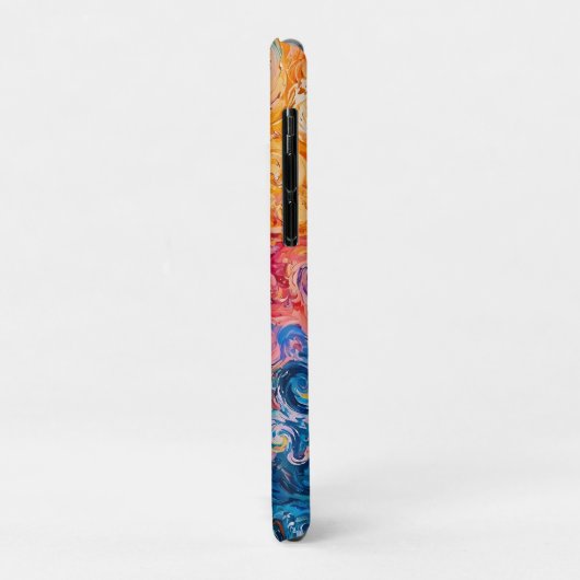 Psychedelische wervelingen olieverfschilderij Case-Mate iPhone case (Achterkant/links)