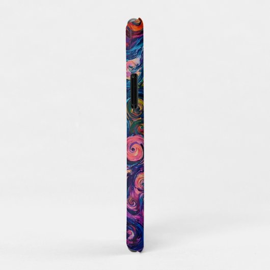 Psychedelische wervelingen olieverfschilderij Case-Mate iPhone case (Achterkant/rechts)