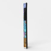 Psychedelische Zeepaard Zeeschildpad Kunst Case-Mate iPhone Case (Achterkant/links)