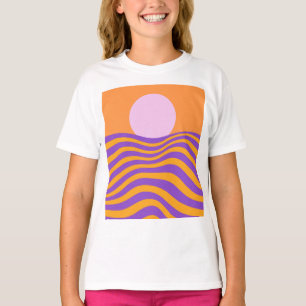 Psychedelische Zon en Kabbelende Golven1 T-shirt