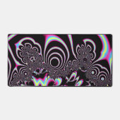 Psychedelische Zuurreis Fractal Abstracte Digitale Bureaumat (Voorkant)