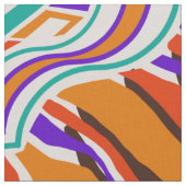 psychedelisches Hippiemuster Stof (Close Up)