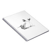 Psychedlic Bird Tattoo Notitieboek (Rechterzijde)