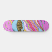 Psychedlic Mac N Cheese Skateboard Deck (Horizontaal)