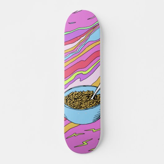 Psychedlic Mac N Cheese Skateboard Deck (Voorkant)