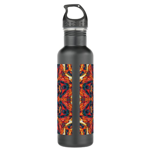 Psychedolische ventilator waterfles (Achterkant)