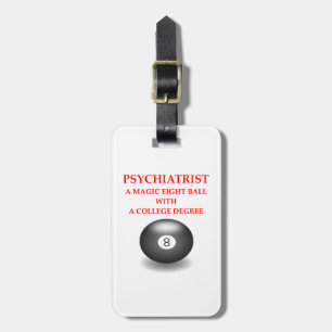 psychiater bagagelabel