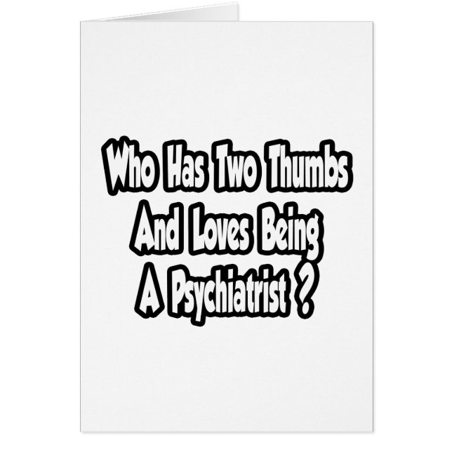 Psychiater grap... twee duimen (Voorkant)