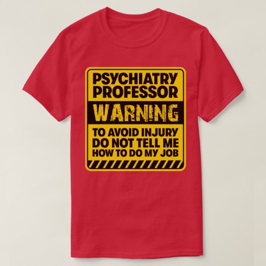 Psychiatrie Professor2 T-shirt (Design voorkant)