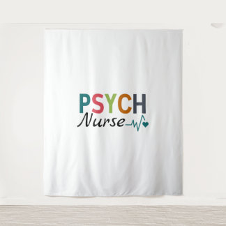 Psychiatrisch verpleegkundige wandkleed