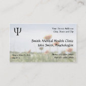 Psychiatrisch Visitekaartje voor geestelijke gezon (Voorkant)