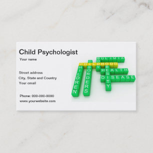Psychiatrisch Visitekaartje voor kinderen