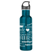 Psychiatrische neurokenmerken/White-personalize Waterfles (Voorkant)