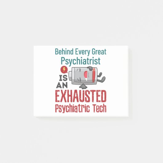 Psychiatrische tandheelkundige technicus post-it® notes (Voorkant)