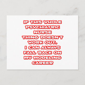 Psychiatrische verpleegkundige Humor ... Modelleer Briefkaart