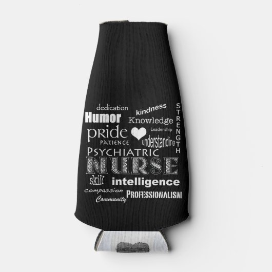 Psychiatrische verpleging, voorontwerp- en witteks flesjeskoeler (Voorkant)